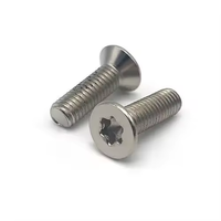 YPH Iso14581 Ss304 vis à tête plate hexalobulaires M4 M6 M8 vis à tête fraisée Torx en acier inoxydable