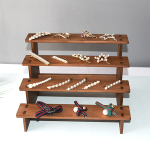 Rắn tre Rack hiển thị với đôi tầng cho tay Bông tai kẹp tóc vòng đeo tay chuỗi lưu trữ kệ cho đồ trang sức gian hàng đạo cụ - Product Image 2