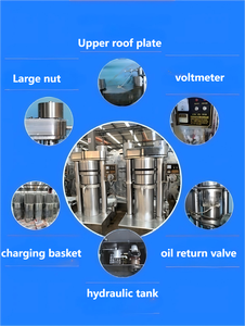Máquina Prensa Hidráulica Industrial para Aceite de Coco Virgen, Aceite de Oliva <span class=keywords><strong>y</strong></span> Aceite de Sésamo - Product Image 5