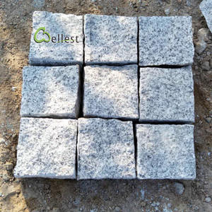 Pierre de pavé naturelle bon marché de Chine, <span class=keywords><strong>prix</strong></span> au m², pierre de pavé en granit gris clair pour allées - Product Image 3