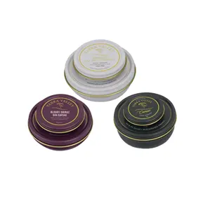 Wholesale nice-can caviar tins 10g 30g 50g 100g 125g 250g 500g caviar tin box caviar packaging empty boxes with lid