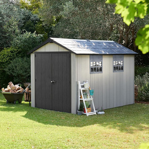 Casetta da Giardino Keter Oakland 230x350x242H cm Grigio Duotech Effetto Legno Spazzolato per Esterni - Product Image 6