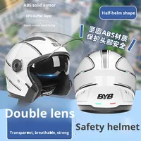 Casque à double visière exclusif pour moto électrique 730 Casques d'équitation double saison Caractéristiques de confort pour moto de commerce extérieur