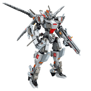 Senbao Poder Herói <span class=keywords><strong>King</strong></span> <span class=keywords><strong>Kong</strong></span> Robô Guerreiro Building Block Set Modelo Ornamento Do Brinquedo Montado Mecha para Meninos Feito de Plástico - Product Image 5