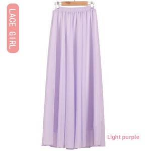 Gonna Midi in Chiffon Stile Europeo-Americano, Gonna Lunga Bohémien Autunnale <span class=keywords><strong>a</strong></span> <span class=keywords><strong>Vita</strong></span> <span class=keywords><strong>Alta</strong></span>, Taglie Forti, Linea <span class=keywords><strong>A</strong></span>, Lunghezza Pavimento, <span class=keywords><strong>Gonne</strong></span> da Spiaggia - Product Image 2