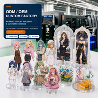 Support en acrylique pour figurines d'anime en mica, impression offset pour décoration de bureau, impression offset HD UV et impression offset vibrante
