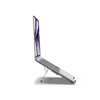 Stands Laptop Mini Portabel dari Aluminium Alloy dengan Desain Lipat untuk Tablet PC