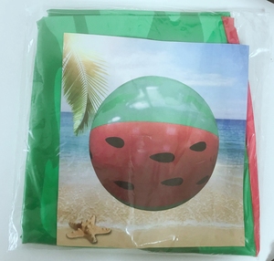 Pallone Gonfiabile Gigante in PVC a Forma di Anguria, 29 Pollici, Palla da Spiaggia Resistente, Giocattolo da Giardino per Bambini e Adulti, Intrattenimento Estivo all'Aperto - Product Image 3