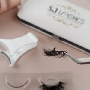 Hot Selling No Glue Or Eyeliner Needed Real Mink Magnetic Eyelashes Set 3D Faux Mink Magnetic False Eyelashes