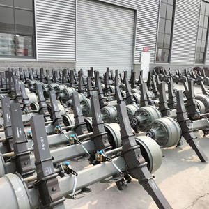 Ejes Personalizados 4x4 Directo de Fábrica <span class=keywords><strong>Eje</strong></span> de Servicio Pesado y <span class=keywords><strong>Eje</strong></span> de <span class=keywords><strong>Remolque</strong></span> de 6T para Semirremolque de Cama Baja - Product Image 5