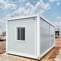 Maison conteneur mobile en acier démontable, pliable, pour chantier de construction, ou bâtiment de jardin, fabriquée par le fabricant
