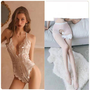 Pakaian Dalam Erotis Daya Tarik Seks Wanita Dewasa Pakaian Dalam Renda Menggoda Satu Set Lengkap Plus-size Penuh Gairah - Product Image 2