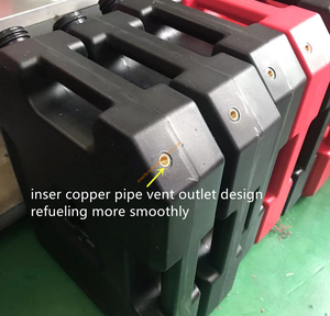 Jimny-contenedor de combustible <span class=keywords><strong>Jerry</strong></span> Can, tanque de almacenamiento de gasolina de alta resistencia, color rojo con 2,5 galones - Product Image 6