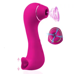 Vibrator Penghisap G Spot Klitoris Tahan Air, Mainan Seks Dewasa Rose Licking Soul Pengisap Klitoris Suara Vibrator G Spot untuk Pasangan Wanita