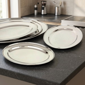 Assured Quality Commercial Grade Stainless Steel Serving Tray Encaustic Finish Dishwasher Microwave Safe for Home Hotel Catering - Product Image 3