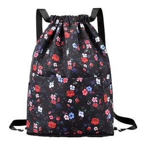 Custom Printing Foldable Basketball Sport Gym <b>Drawstring</b> Bags Women Lightweight Travel <b>Drawstring</b> Backpack - Product Image 1