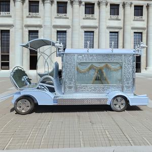 Chariot funéraire électrique à chevaux, chariot funéraire à chevaux, chariot funéraire à chevaux avec remorque, chariot funéraire pour cercueil - Product Image 1