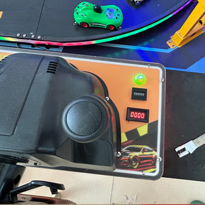 Commerciale 6 giocatori per bambini gioco di corse pista di Slot <span class=keywords><strong>Car</strong></span> Set con volante sistema Timer per giochi al coperto pista da corsa gioco - Product Image 5
