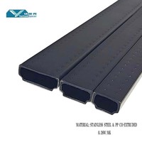 Separador de Vidrio IG Usunk Moderno de Baja Conductividad Térmica, Duradero, de Plástico Compuesto SS, Borde Cálido, Fácil de Instalar, Aislamiento Térmico