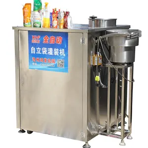 Piston Type Factory Price Tomato Sauce / Fruit Jam/ Paste Cream Honey plastic bag Filling Machine