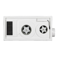 Chauffe-eau de salle de bain intelligent intégré au plafond avec chauffage par vent, éclairage et extraction, cinq fonctions en un, commande tactile, personnalisable