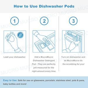 Nettoyant de cuisine concentré 3-en-1 Vente en gros <span class=keywords><strong>Meilleur</strong></span> détergent écologique jetable pour <span class=keywords><strong>lave</strong></span>-<span class=keywords><strong>vaisselle</strong></span> Dosettes de <span class=keywords><strong>gel</strong></span> Nettoyage puissant - Product Image 6