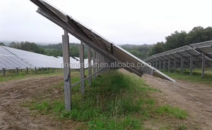 Sistema de montaje en tierra de una sola pila Columna de acero al carbono Rack preensamblado - Product Image 5