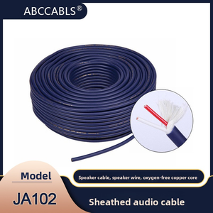 Cable de Altavoz Plano ABCCABLS JA102 de PVC de 2x1.0mm |   <span class=keywords><strong>Conductor</strong></span> OFC de Alta Pureza, 220V, para HiFi y Escenarios - Product Image 1