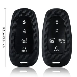 Étui à clés en silicone pour Hyundai Palisade 2023 Tucson <span class=keywords><strong>Santa</strong></span> <span class=keywords><strong>Fe</strong></span> 2021 <span class=keywords><strong>2022</strong></span> Atos Solaris <span class=keywords><strong>Prime</strong></span> Nexo Sonata Staria Ioniq - Product Image 6