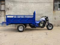 200cc Benzin-Dreirad mit offener Ladefläche, Überdachung, 3-Rad-Motorrad, Schwerlast-Motordreirad für den landwirtschaftlichen Transport, 400kg+ Nutzlast