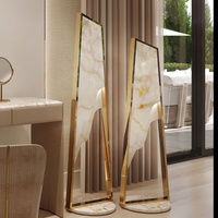Lampes sur pied LED modernes en pierre d'albâtre décorative de luxe pour projets résidentiels et hôteliers, luminaires d'art personnalisés