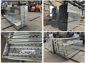 Q235 mạ kẽm thép kim loại giàn giáo ván với móc đi bộ Hội Đồng Quản trị đi bộ thông qua kích thước giàn giáo - Product Image 6