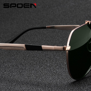 Gafas de Sol de Piloto SPOEN, Rectangulares, Polarizadas, UV400, Montura Completa, Unisex, para Conducir - Product Image 3