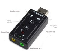 Carte son USB externe pour ordinateur de bureau, ordinateur portable, PS4, convertisseur de casque indépendant sans pilote, Plug & Play, Guangdong