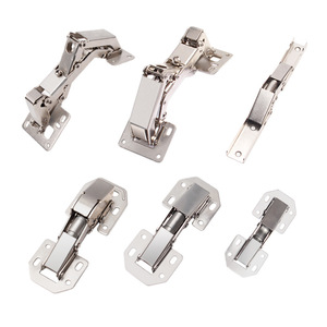 Jin Aoding No Drill Stainless Steel Folding <b>Hinge</b> 3.5mm Thickness For Cabinet Door And Wardrobe - Product Image 2