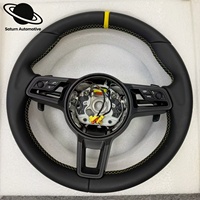 Volant en fibre de carbone pour Porsche 981 991 992 718 Macan Panamera 971 Cayenne Taycan Boxster 911 Cayman GT