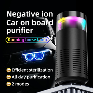 Purificateur d'air portable pour voiture avec lumière UV, filtre HEPA, capteur PM2.5 - Solution de qualité de l'air domestique facilement installable - Product Image 2