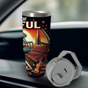 Bicchiere Termico da 30oz per il 80° Anniversario dei <span class=keywords><strong>San</strong></span> Francisco 49ers, Design Fedele al Team da 80 Anni, Disponibile negli USA - Product Image 3