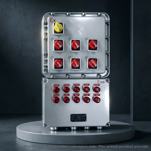Modular Explosion Proof Distribution Box With Upper Switch & Lower Indicators, IP66 Aluminum Control Panel For Hazardous Areas - Product Image 3
