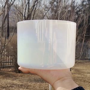 Cuenco de Cristal de Cuarzo Transparente de Color Curativo al 99.99% de Pureza, Precio de Fábrica Q're, Instrumentos de Sanación por Sonido - Product Image 1