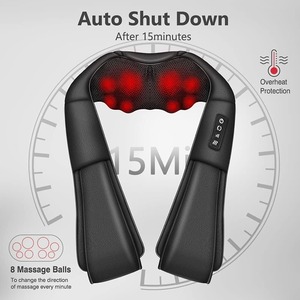 Masajeador Eléctrico de Cuello y Hombros Shiatsu con Calor, Chal de Masaje Portátil, Dispositivo de Masaje para el Hogar - Product Image 4