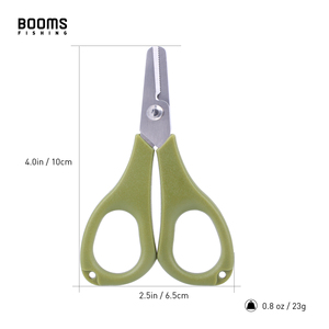 Cortador de Punta Cilíndrica de Acero Inoxidable con Mango de Plástico ABS y Bordes Dentados de 4.0in y 0.8oz para Líneas de Pesca Trenzadas, Monofilamento y Alambres Finos - Product Image 3