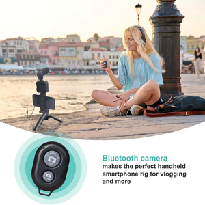 Kit de Vlogging Portátil para Teléfono, con Seguimiento Facial, Palo Selfie Telescópico, Trípode, Micrófono, Luz LED de Relleno, Soporte de Mano y Control Remoto - Product Image 4