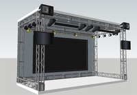 P3 Interactive Vidéo Stage Dance Floor Stand LED Panneaux Muraux Écran Tactile Affichage Pleine Couleur Carrelage Mur Pour Danse Jeu