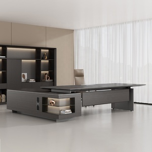 Sang Trọng Kích Thước Tiêu Chuẩn Giám Đốc Điều Hành Văn Phòng Bàn Phong Cách Quản <span class=keywords><strong>L</strong></span>ý Văn Phòng Bảng Và Ghế Đồ Nội Thất Với Cuộc Họp Bảng - Product Image 1