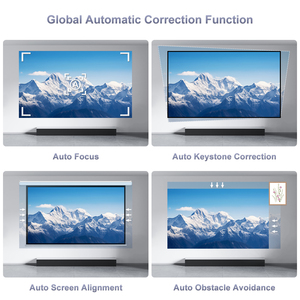 Máy chiếu <span class=keywords><strong>mini</strong></span> D9W 4K 2500 ANSI FHD Native Full HD 1080P Smart Android di động xem video Android WiFi xem phim rạp hát tại gia - Product Image 5