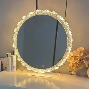 Miroir <span class=keywords><strong>de</strong></span> Maquillage Intelligent Rond pour <span class=keywords><strong>Salle</strong></span> <span class=keywords><strong>de</strong></span> <span class=keywords><strong>Bain</strong></span> et Chambre à Coucher, Idéal pour Hôtels - Vente en Gros Usine - Product Image 3