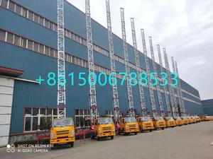 Venta caliente de China JIUHE/JH 28m 32m 36m 45m 65m escalera aérea camión elevador móvil plataforma de trabajo alta para Turquía