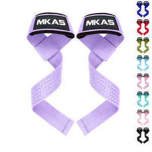 สายรัดเอวยกน้ำหนัก MKAS พร้อมที่จับยึดสำหรับออกกำลังกาย สายรัดข้อเท้า รองรับเข่า แผ่นรองไหล่สำหรับบาร์เบล อุปกรณ์ป้องกันสำหรับฟิตเนส - Product Image 6