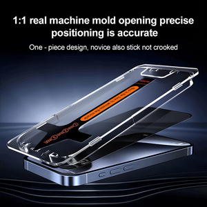 Protection d'écran intégrale et anti-poussière en verre trempé pour <span class=keywords><strong>iPhone</strong></span> 17 Pro Max - Product Image 2